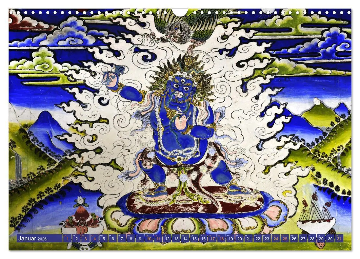 Bild: 9783457913635 | Mystische Wesen - Buddhistische Kunst im Himalaya (Wandkalender...