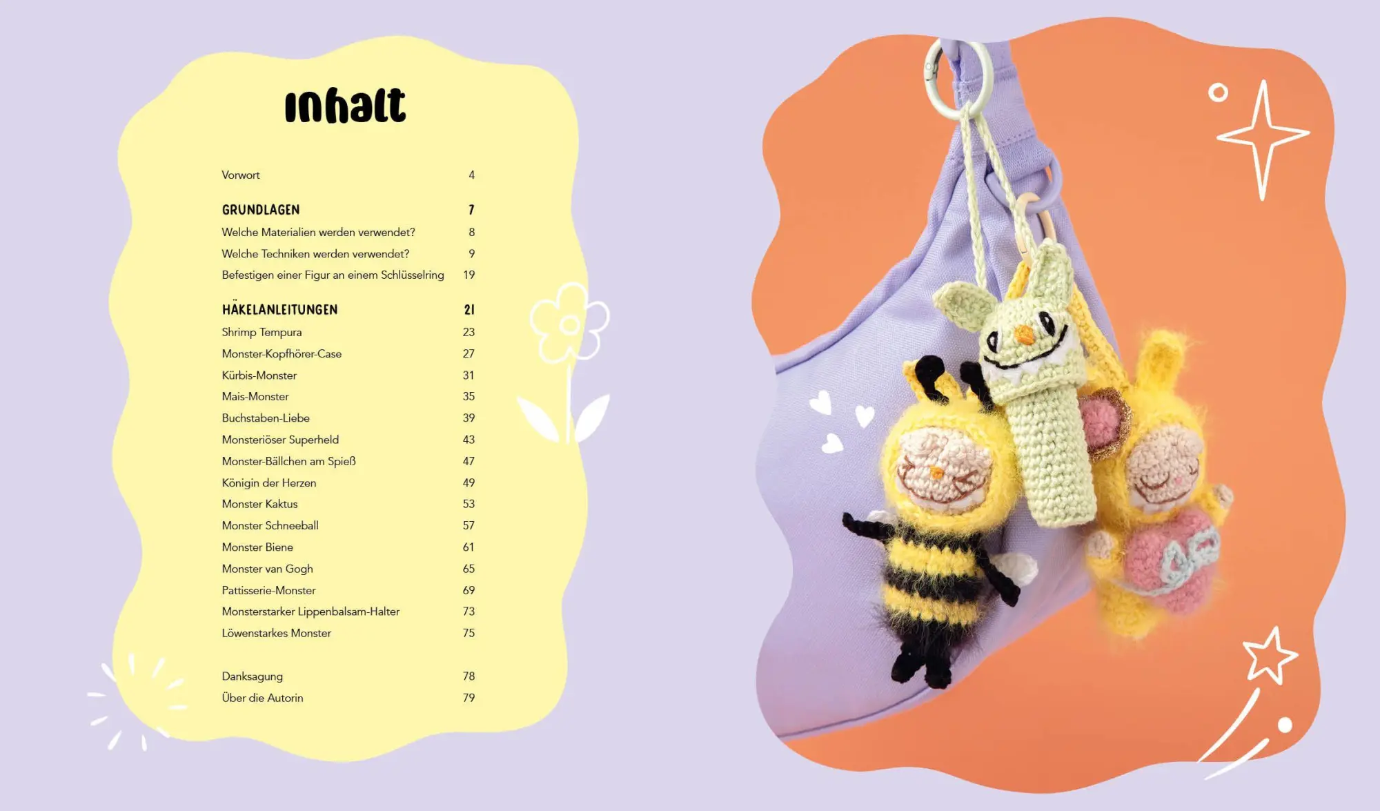 Bild: 9783745933635 | Schlüsselanhänger häkeln: Mini-Monster für Labubu-Fans | Yvonne Rapp