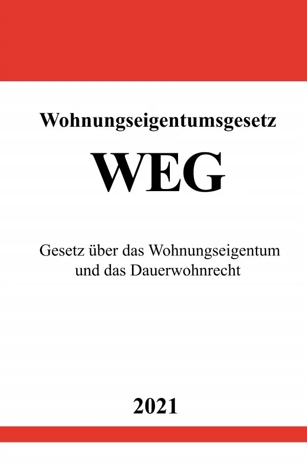 Cover: 9783754913635 | Wohnungseigentumsgesetz (WEG) | Ronny Studier | Taschenbuch | 40 S.