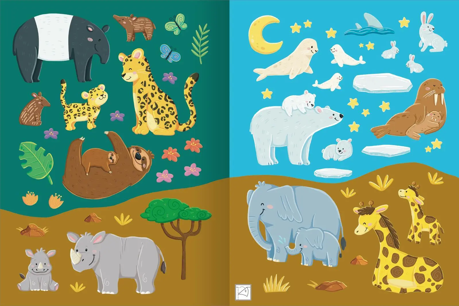 Bild: 9783845853635 | Erstes Stickern - Tierkinder | Über 200 Sticker | Sarah Dietz | Buch