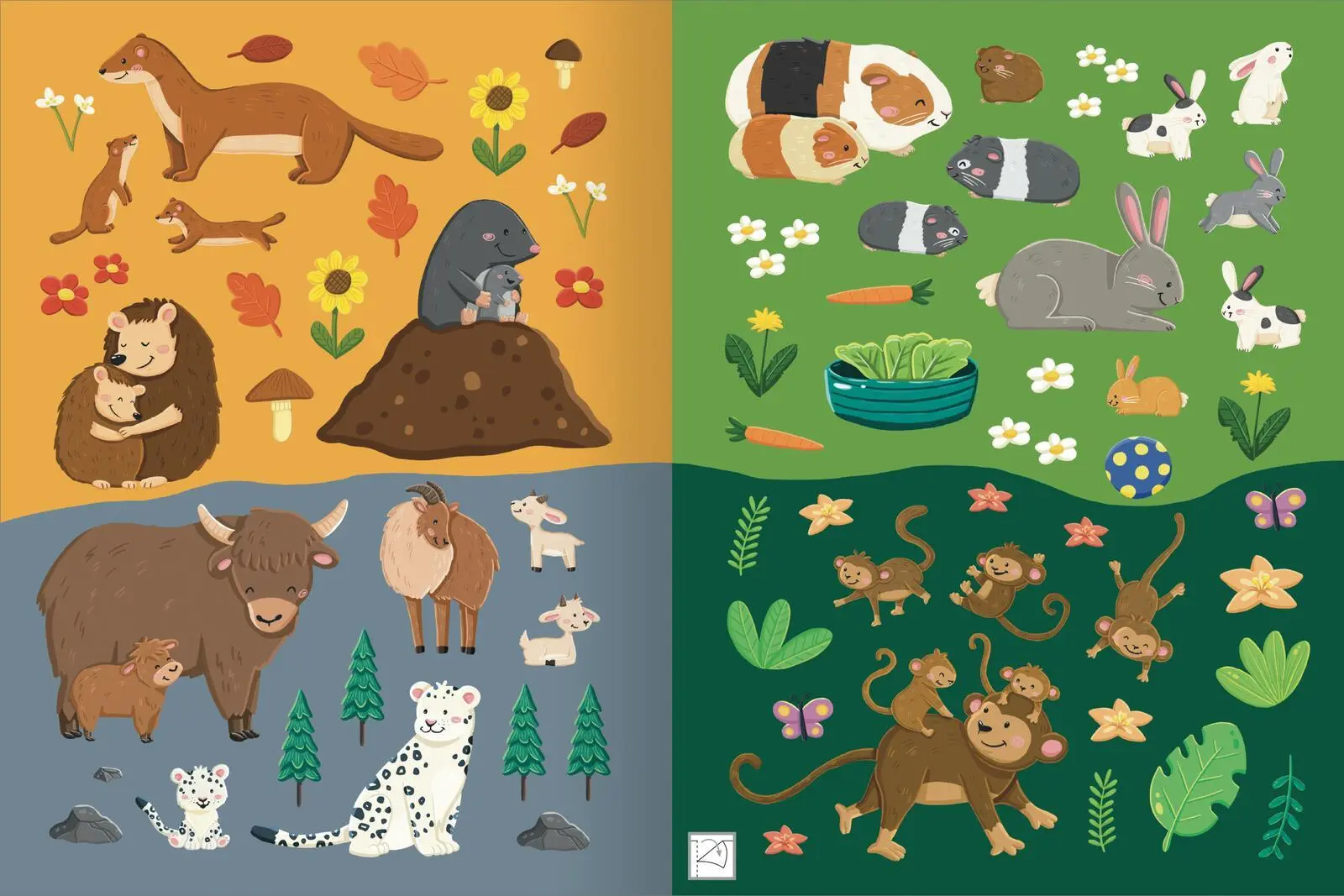 Bild: 9783845853635 | Erstes Stickern - Tierkinder | Über 200 Sticker | Sarah Dietz | Buch