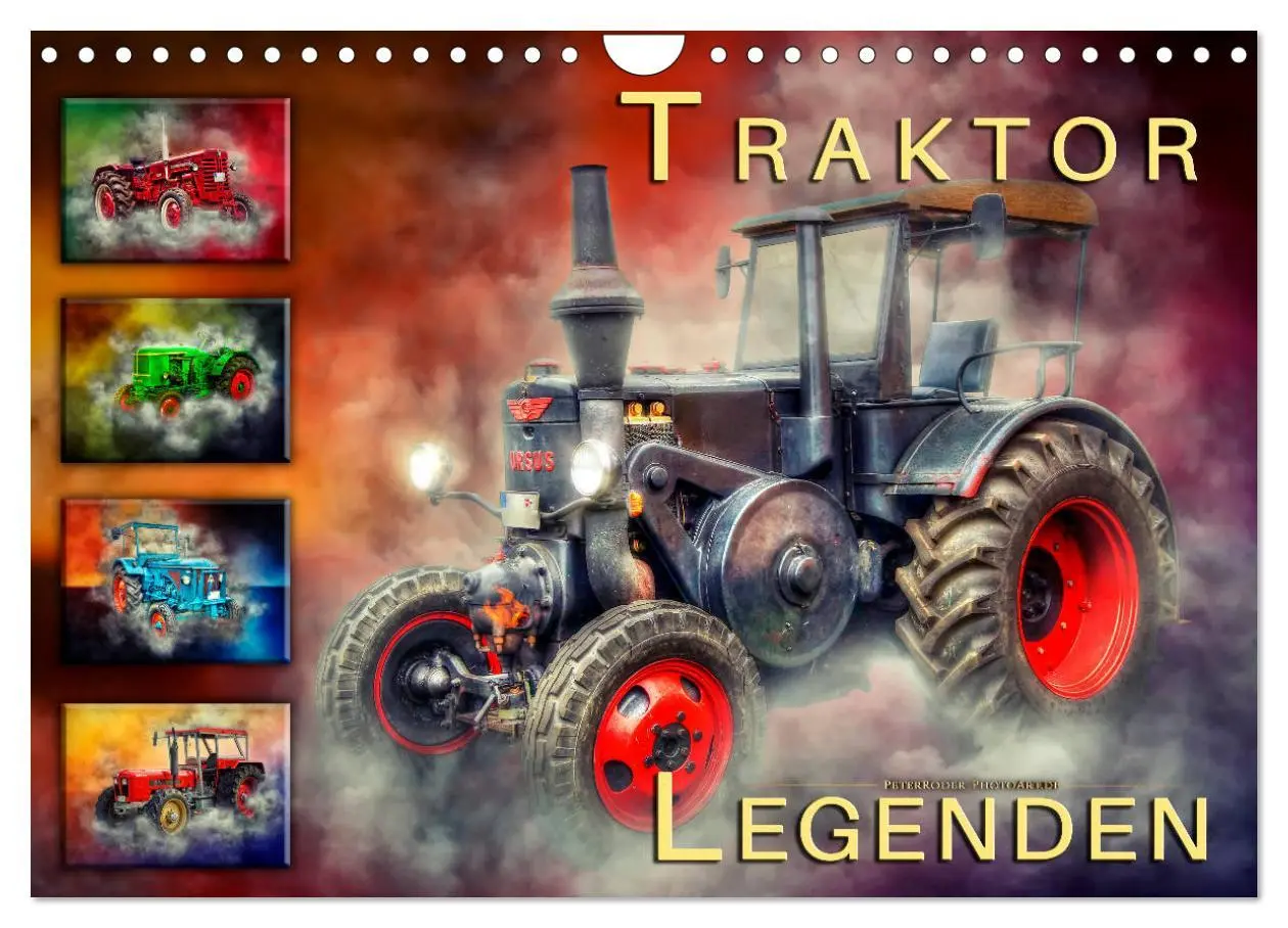 Cover: 9783457833735 | Traktor Legenden (Wandkalender 2026 DIN A4 quer), CALVENDO...