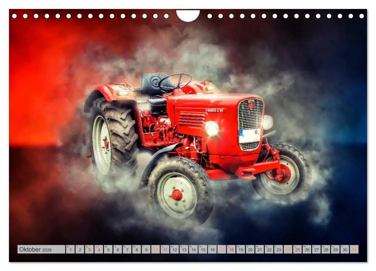 Bild: 9783457833735 | Traktor Legenden (Wandkalender 2026 DIN A4 quer), CALVENDO...
