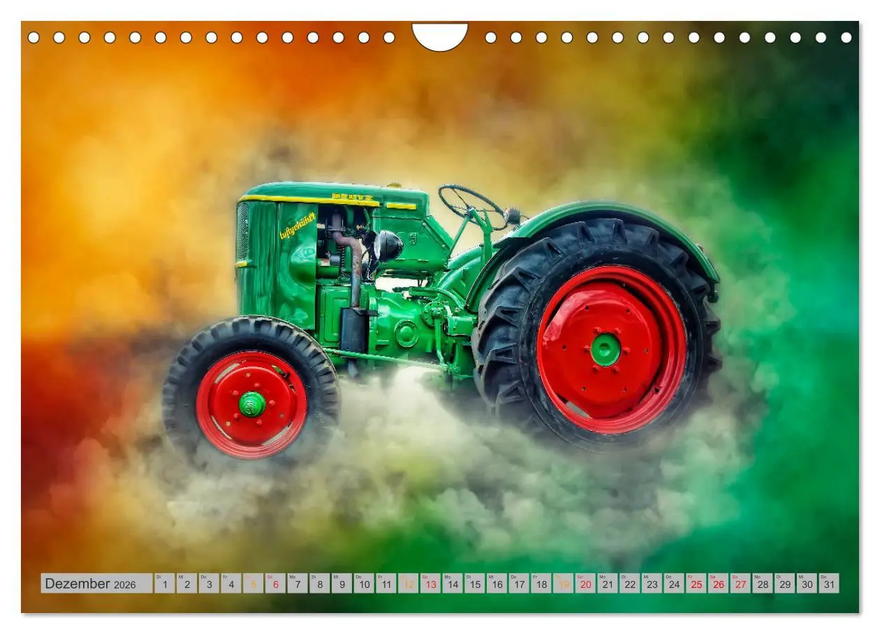 Bild: 9783457833735 | Traktor Legenden (Wandkalender 2026 DIN A4 quer), CALVENDO...