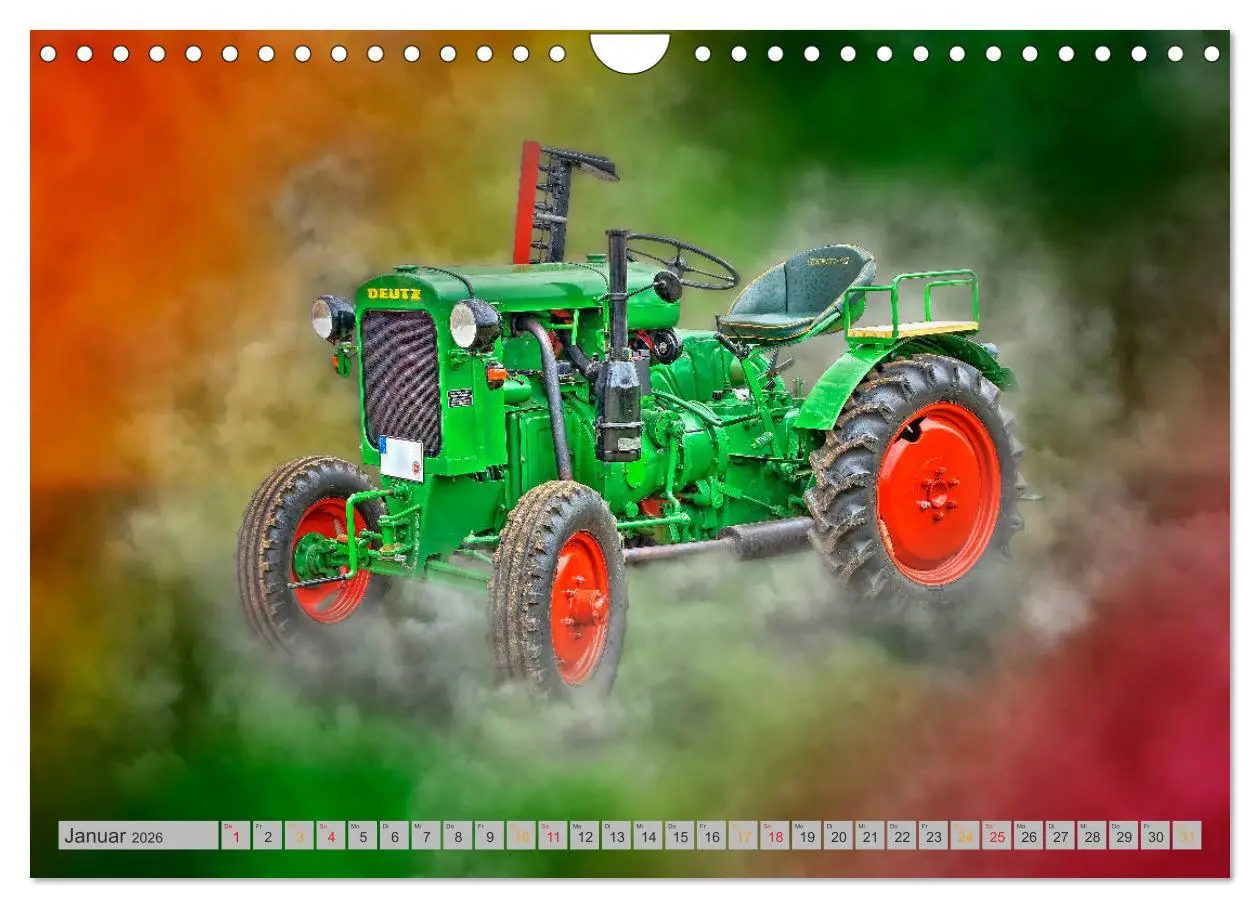 Bild: 9783457833735 | Traktor Legenden (Wandkalender 2026 DIN A4 quer), CALVENDO...