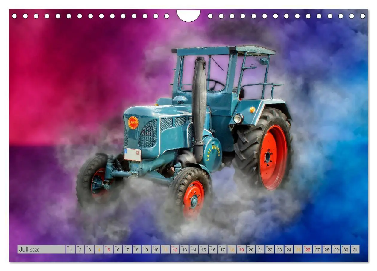 Bild: 9783457833735 | Traktor Legenden (Wandkalender 2026 DIN A4 quer), CALVENDO...