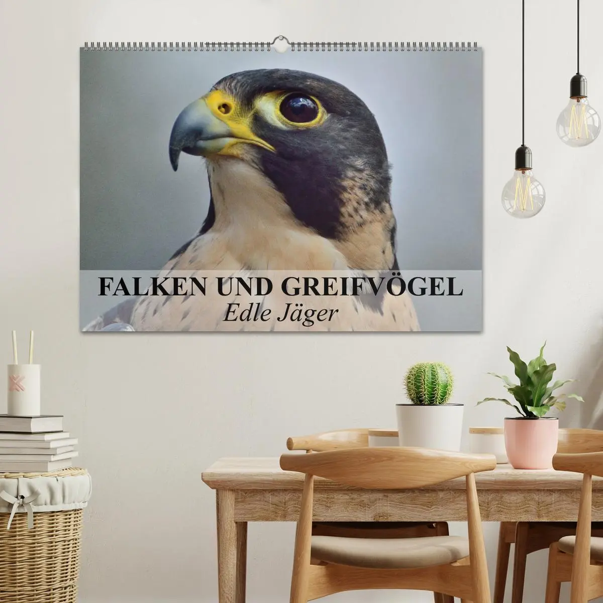 Bild: 9783516093735 | Falken und Greifvögel. Edle Jäger (Wandkalender 2026 DIN A2 quer),...