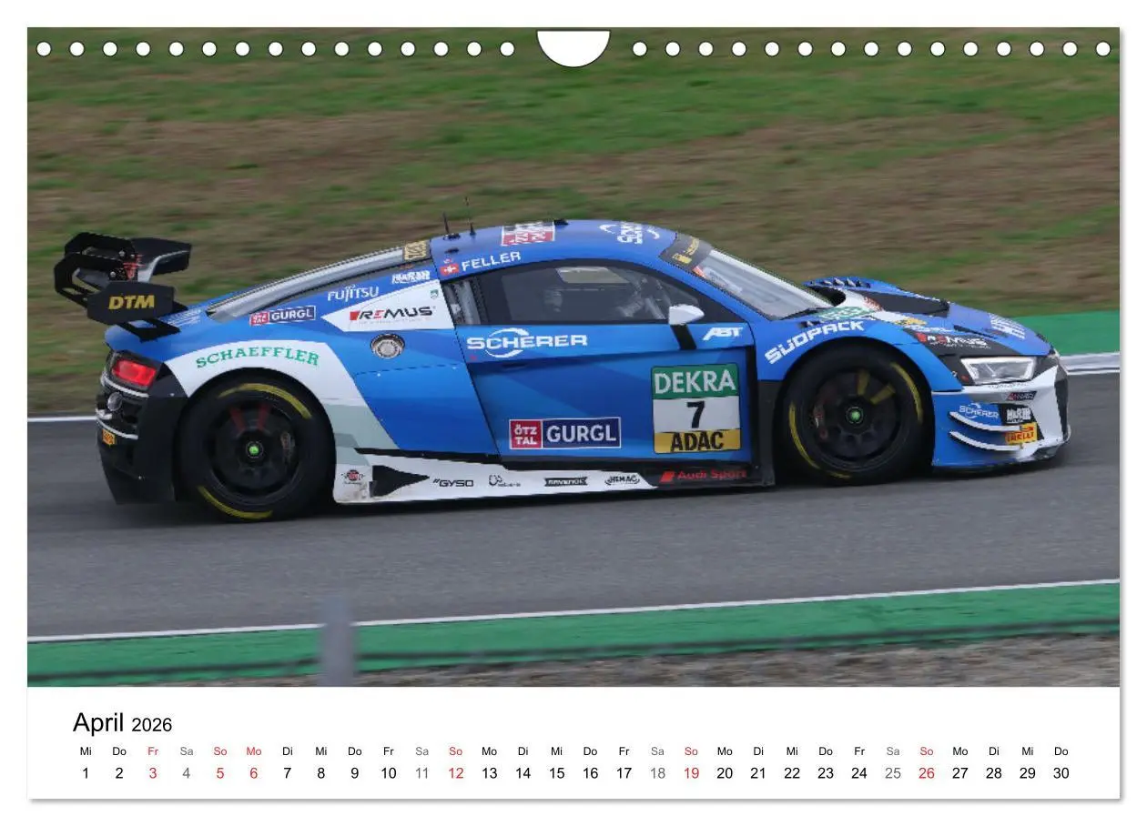 Bild: 9783516233735 | Deutsche Tourenwagen (Wandkalender 2026 DIN A4 quer), CALVENDO...