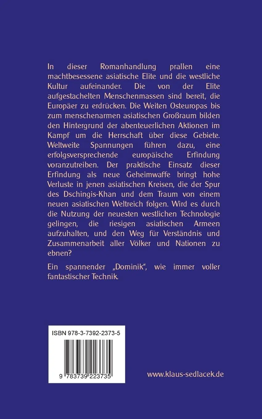 Rückseite: 9783739223735 | Die Spur des Dschingis-Khan | Roman vom Ende des Jahrhunderts | Buch