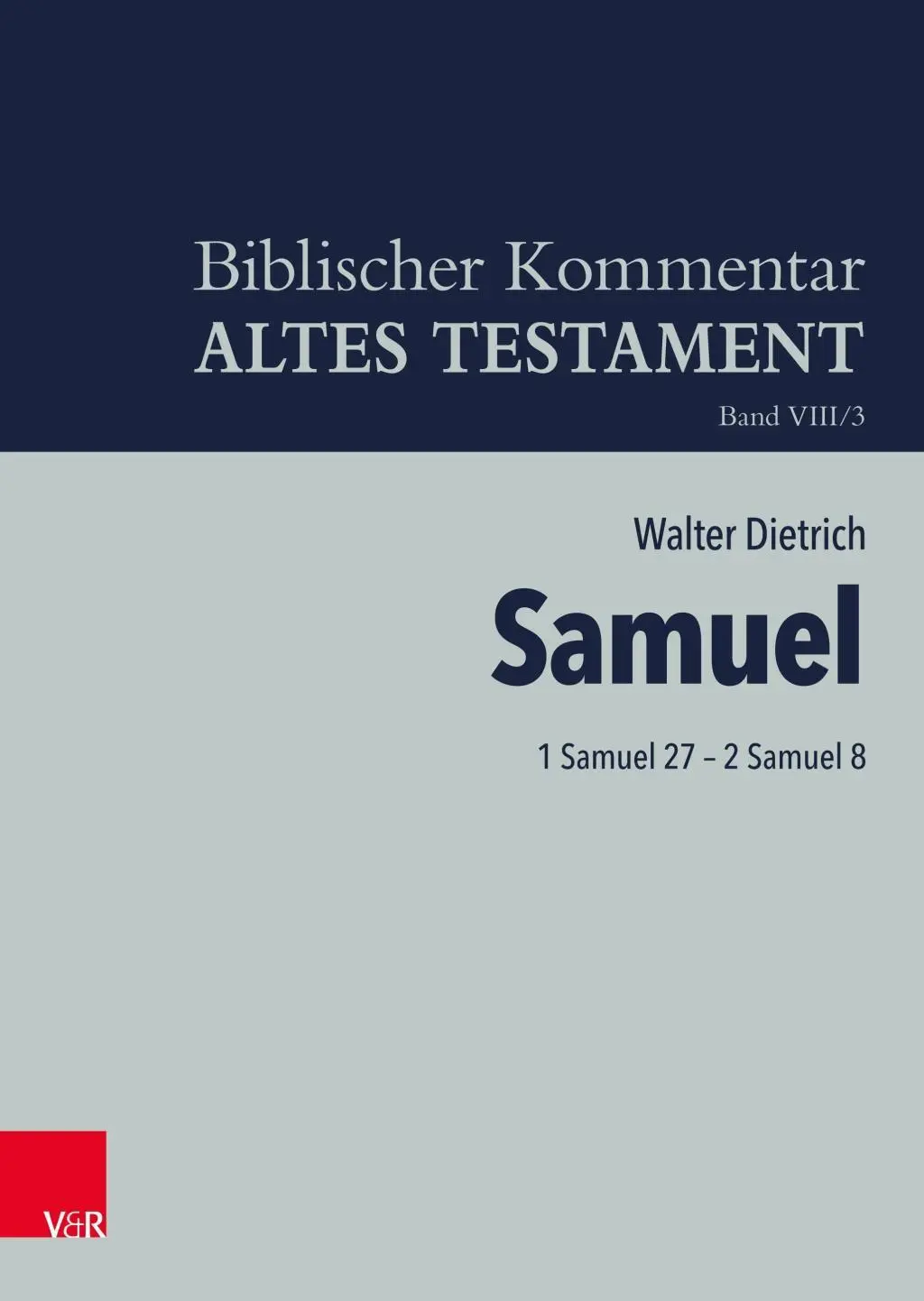 Cover: 9783788733735 | Biblischer Kommentar Altes Testament, Einbankddecke für...