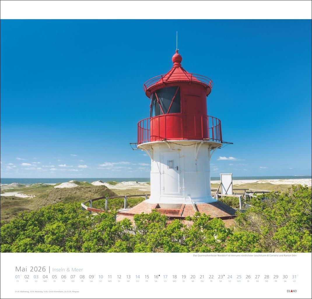 Bild: 9783964023735 | Inseln und Meer Edition Kalender 2026 | Eiland | Kalender | 13 S.
