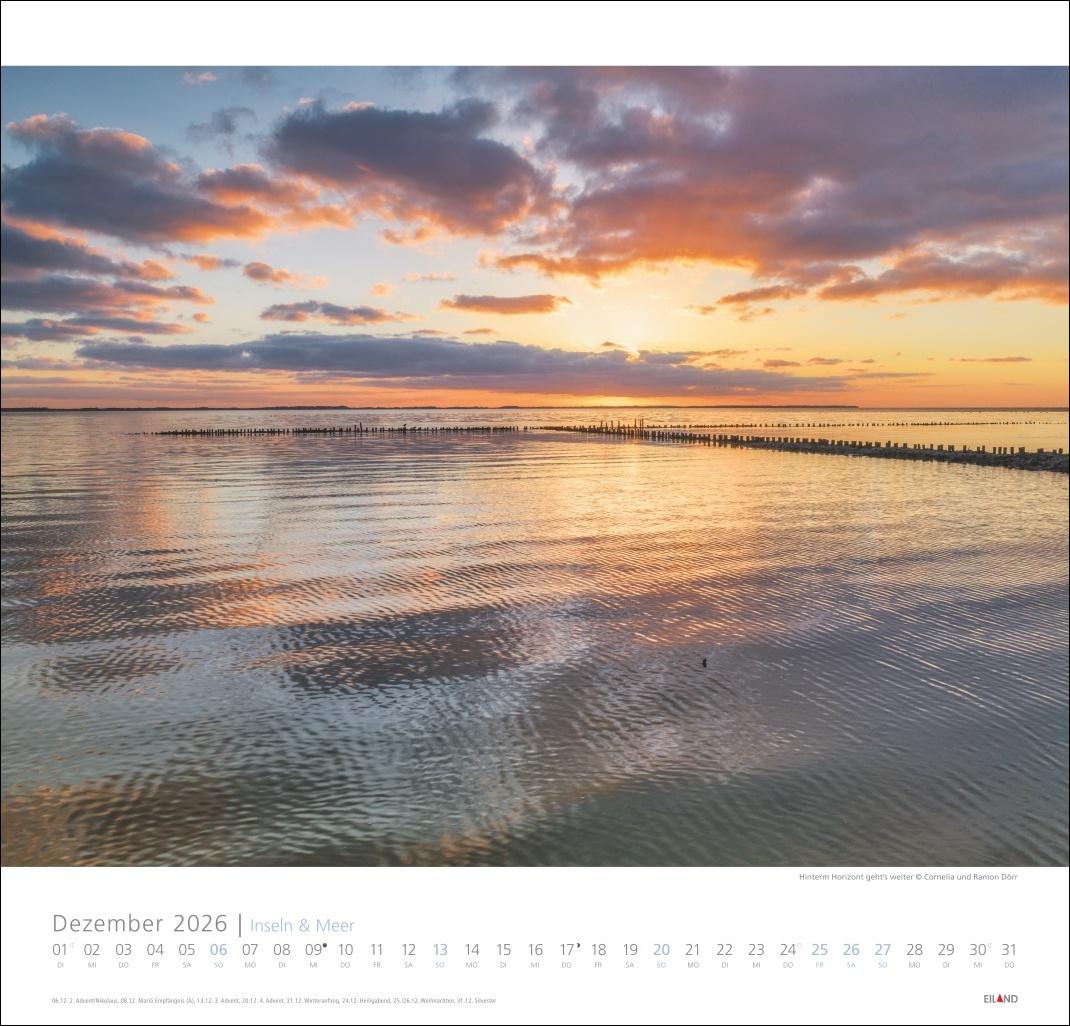 Bild: 9783964023735 | Inseln und Meer Edition Kalender 2026 | Eiland | Kalender | 13 S.