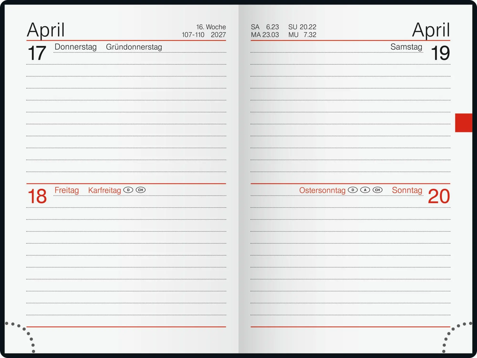 Bild: 4003273793835 | rido/idé 7016288907 Taschenkalender Mod. Industrie II 2027 A7,...