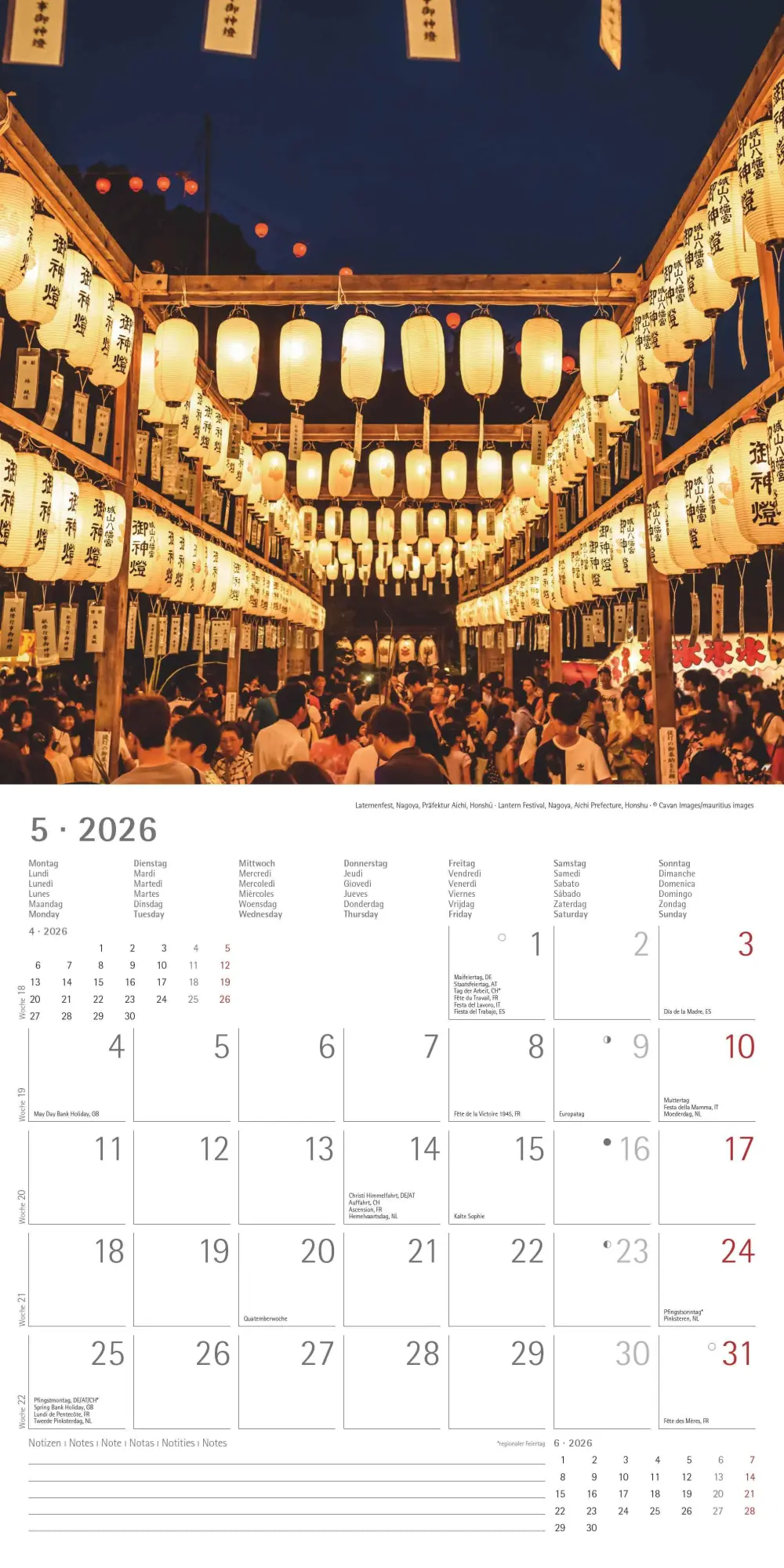 Bild: 4069095003835 | Japan 2026 - Wand-Kalender - Broschüren-Kalender - 30x30 - 30x60...