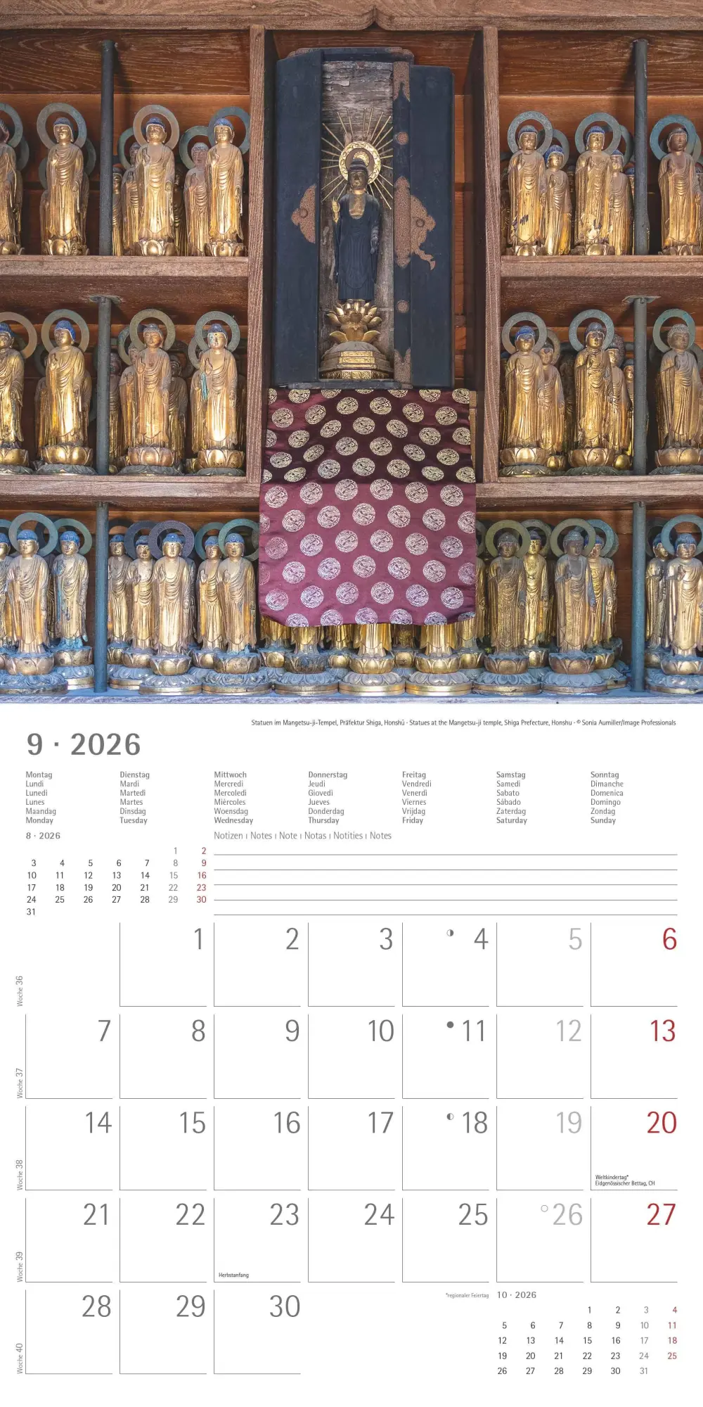 Bild: 4069095003835 | Japan 2026 - Wand-Kalender - Broschüren-Kalender - 30x30 - 30x60...