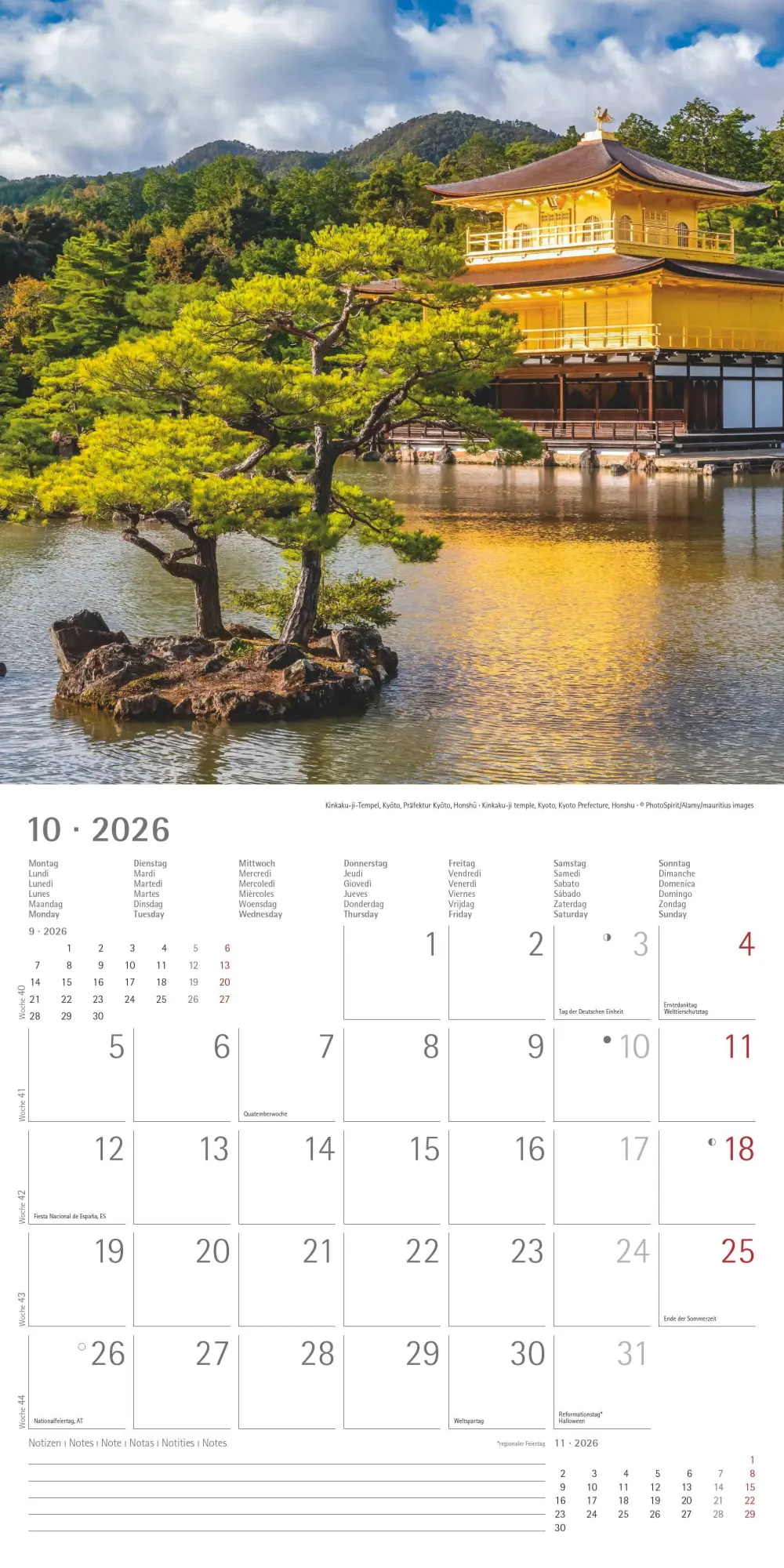 Bild: 4069095003835 | Japan 2026 - Wand-Kalender - Broschüren-Kalender - 30x30 - 30x60...