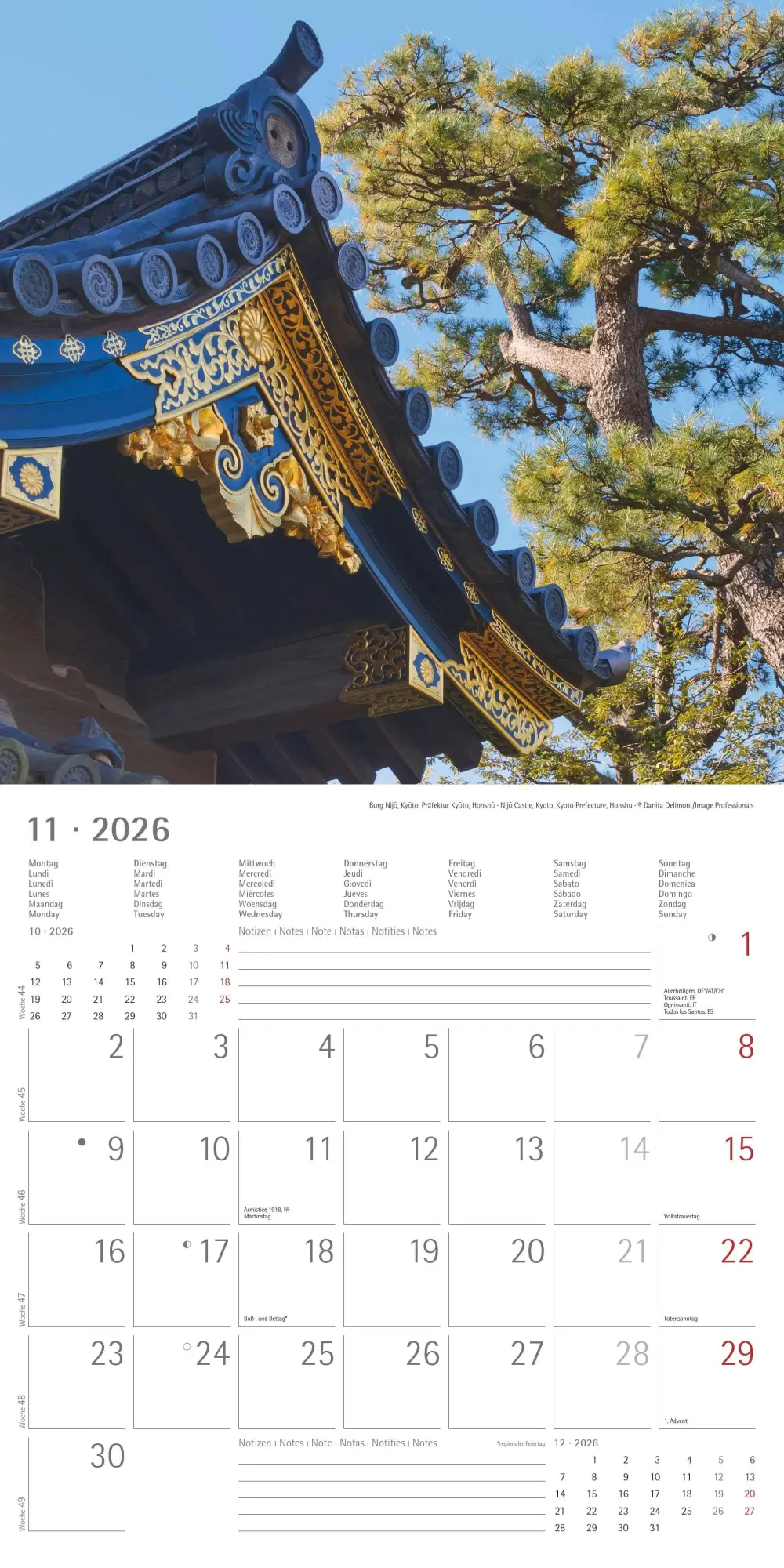Bild: 4069095003835 | Japan 2026 - Wand-Kalender - Broschüren-Kalender - 30x30 - 30x60...