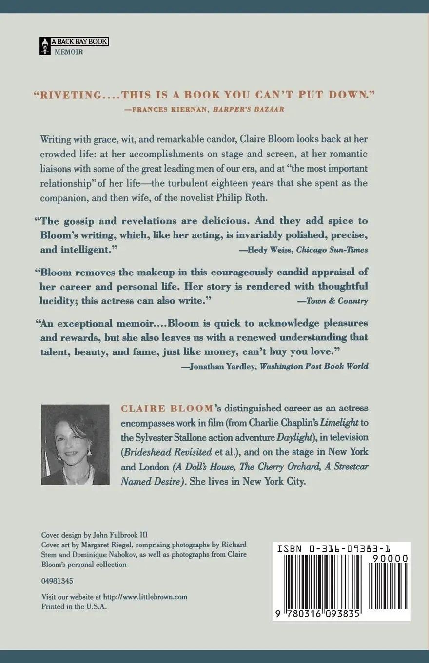 Rückseite: 9780316093835 | Leaving a Doll's House | A Memoir | Claire Bloom | Taschenbuch | 1998