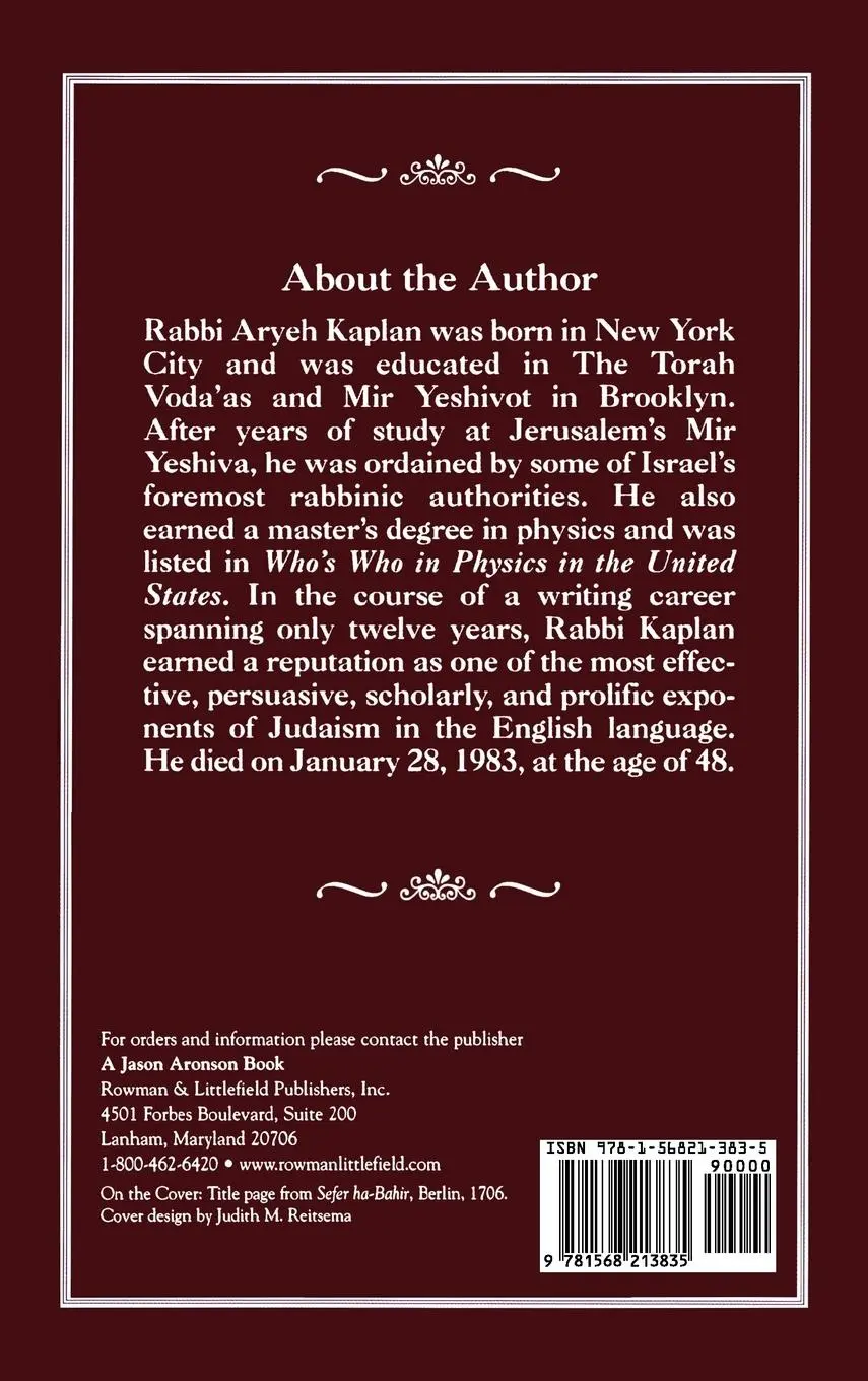 Rückseite: 9781568213835 | The Bahir | Nehunya | Buch | Englisch | 1977 | Jason Aronson, Inc.