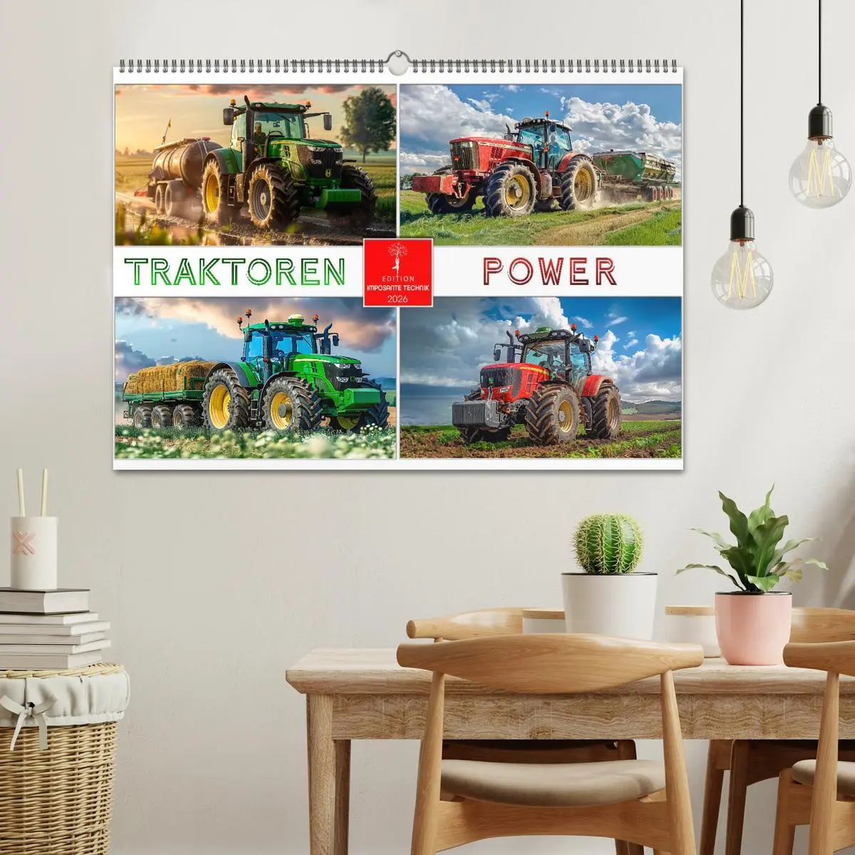 Bild: 9783457373835 | Traktoren Power (Wandkalender 2026 DIN A2 quer), CALVENDO...