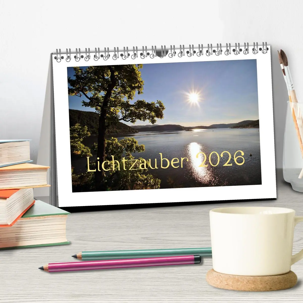 Bild: 9783516223835 | Lichtzauber 2026 (Tischkalender 2026 DIN A5 quer), CALVENDO...