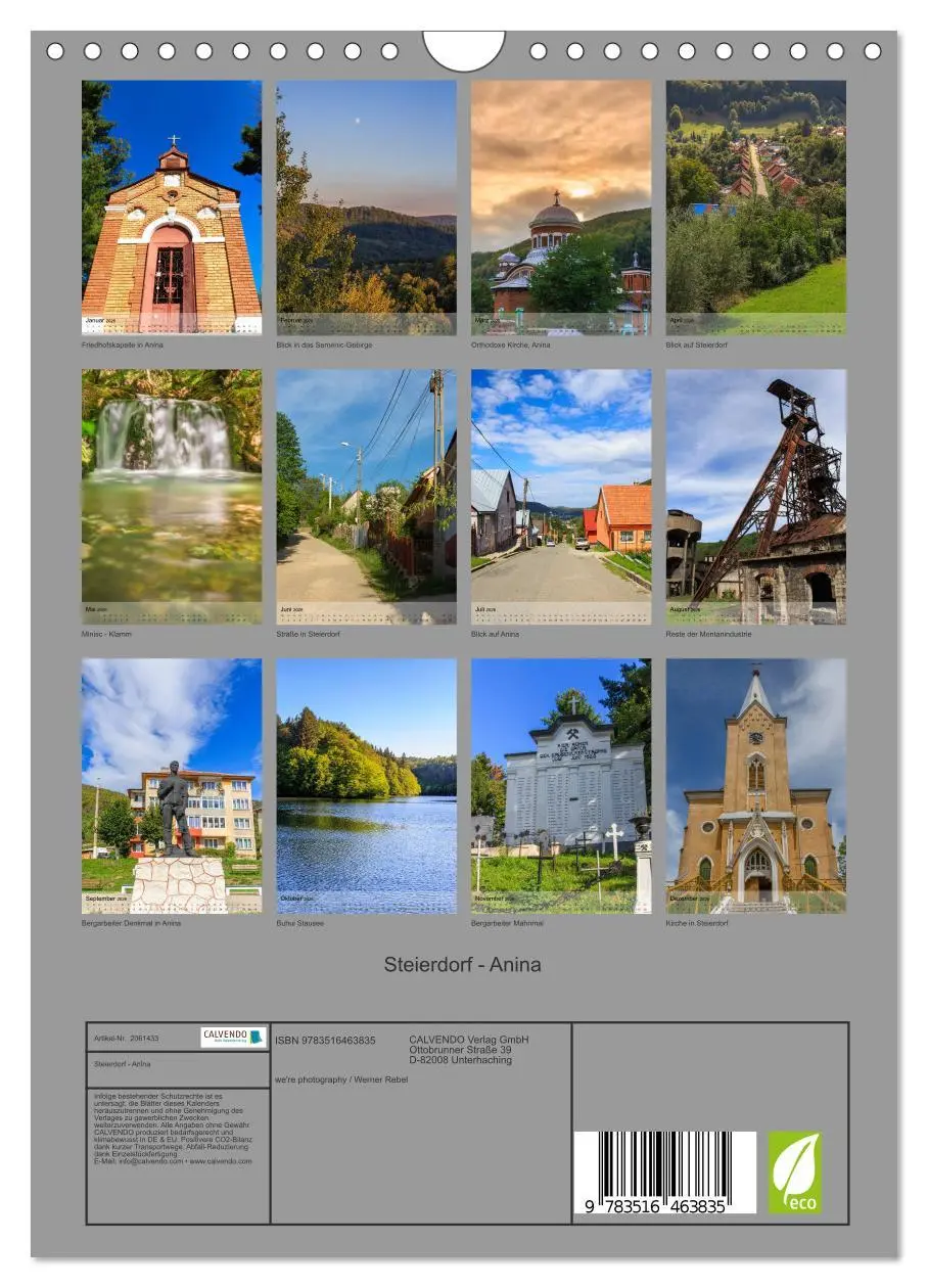 Bild: 9783516463835 | Steierdorf - Anina (Wandkalender 2026 DIN A4 hoch), CALVENDO...