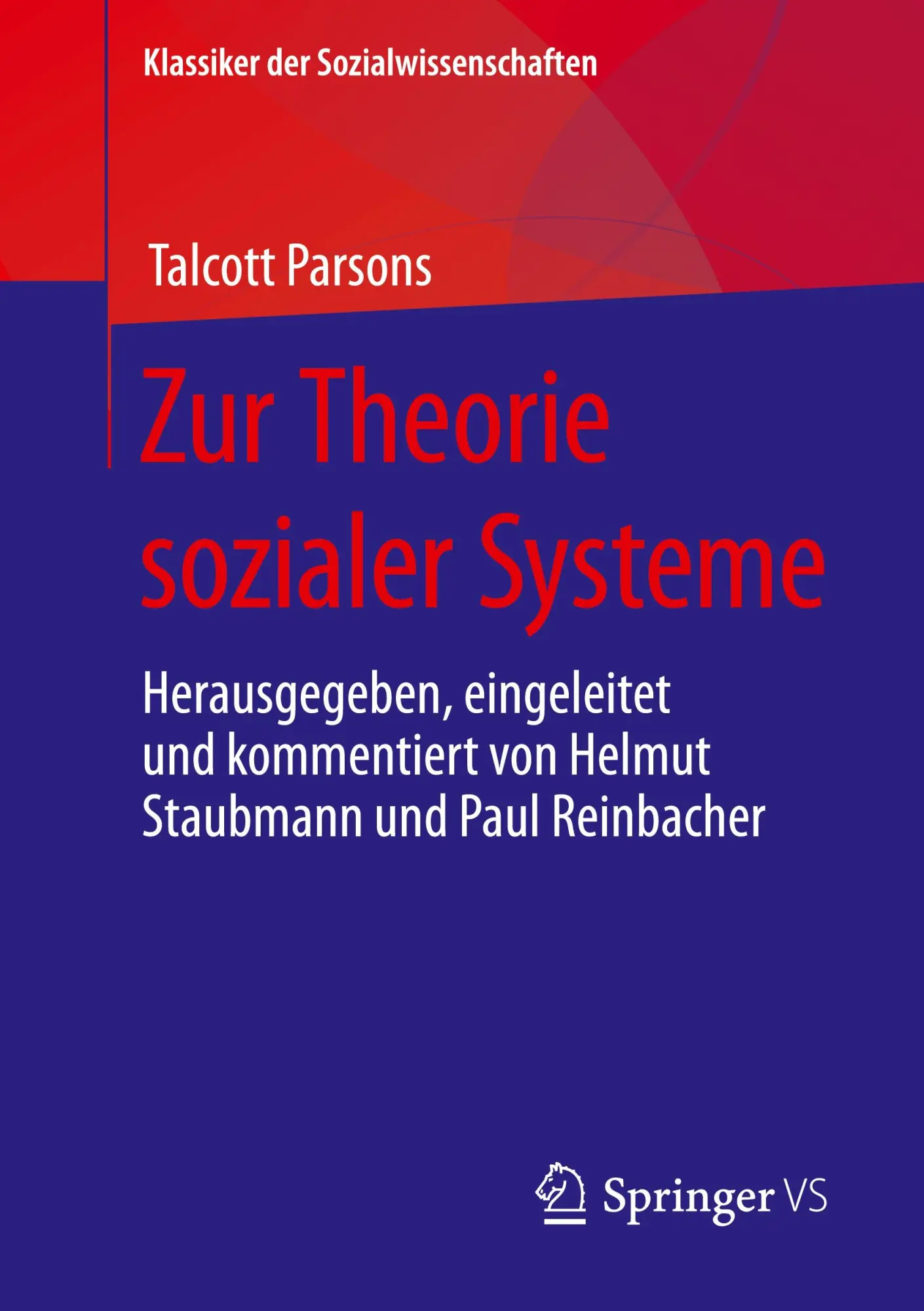 Cover: 9783658413835 | Zur Theorie sozialer Systeme | Talcott Parsons | Taschenbuch | xxv