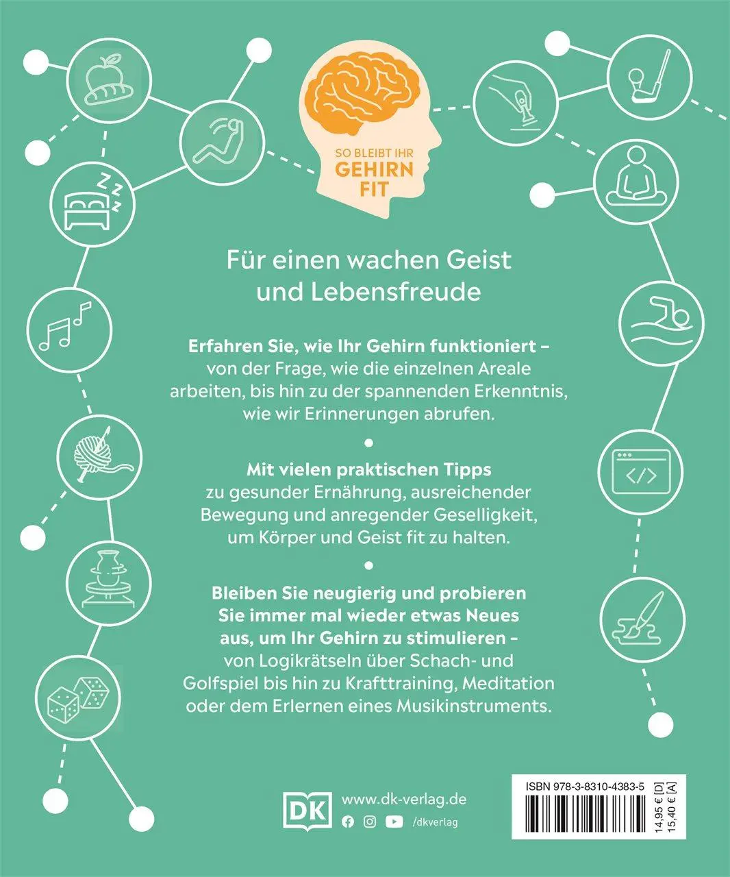 Rückseite: 9783831043835 | So bleibt Ihr Gehirn fit | Rita Carter | Taschenbuch | 176 S. | 2022