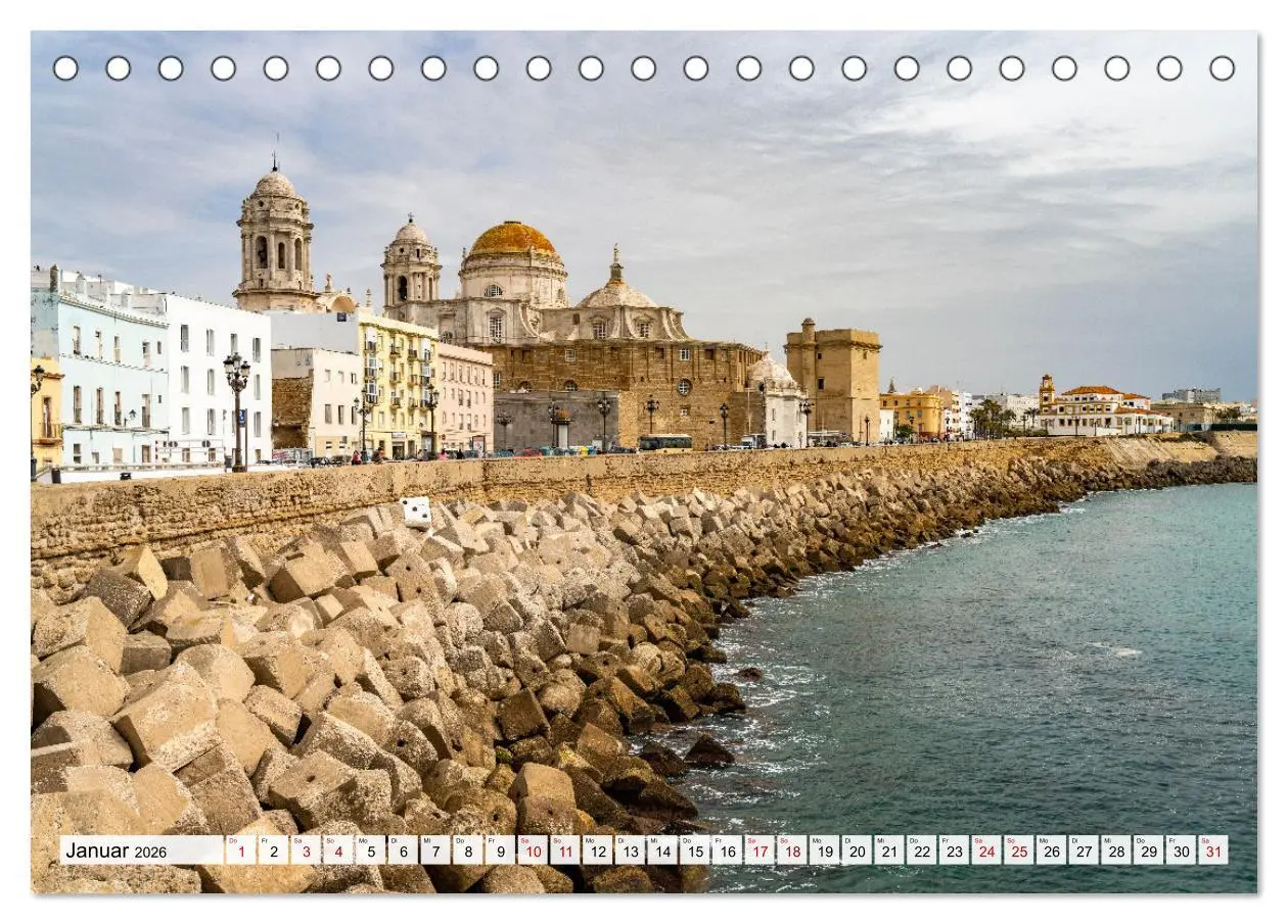Bild: 9783457433935 | Spanien - Costa de la Luz (Tischkalender 2026 DIN A5 quer),...