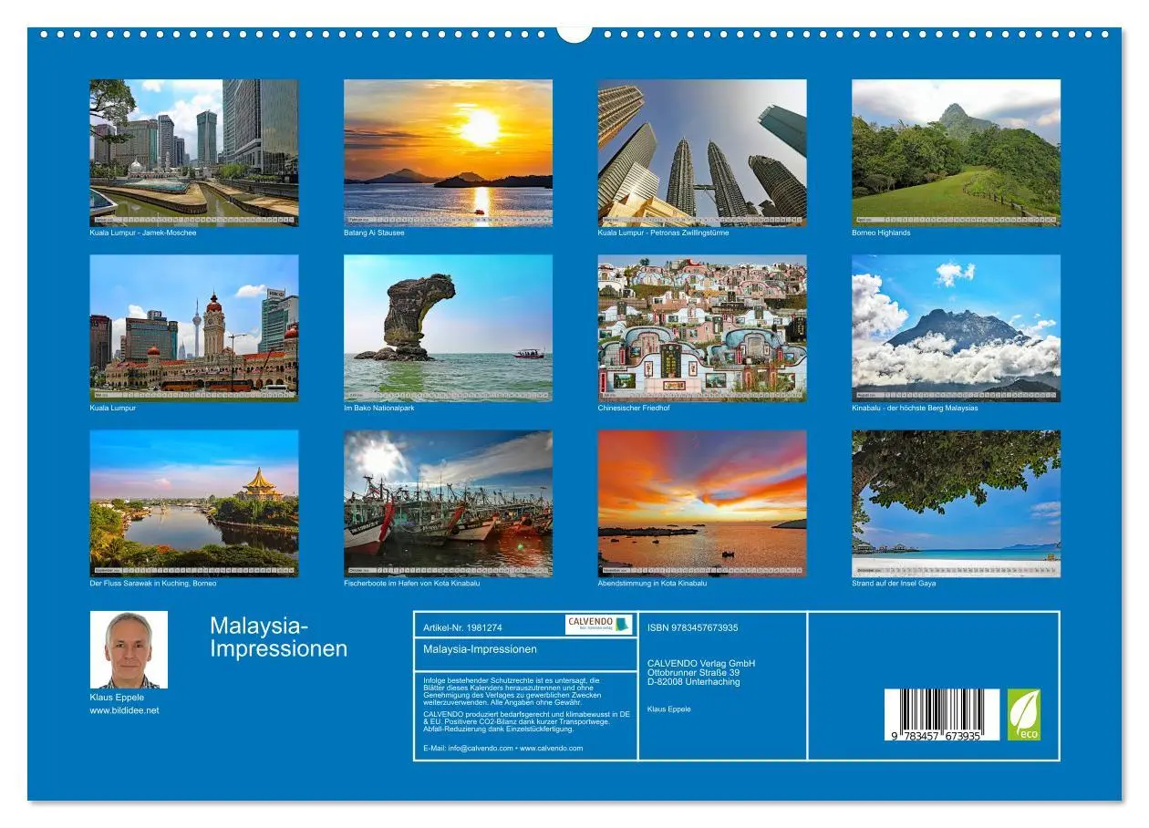 Bild: 9783457673935 | Malaysia-Impressionen (hochwertiger Premium Wandkalender 2026 DIN...