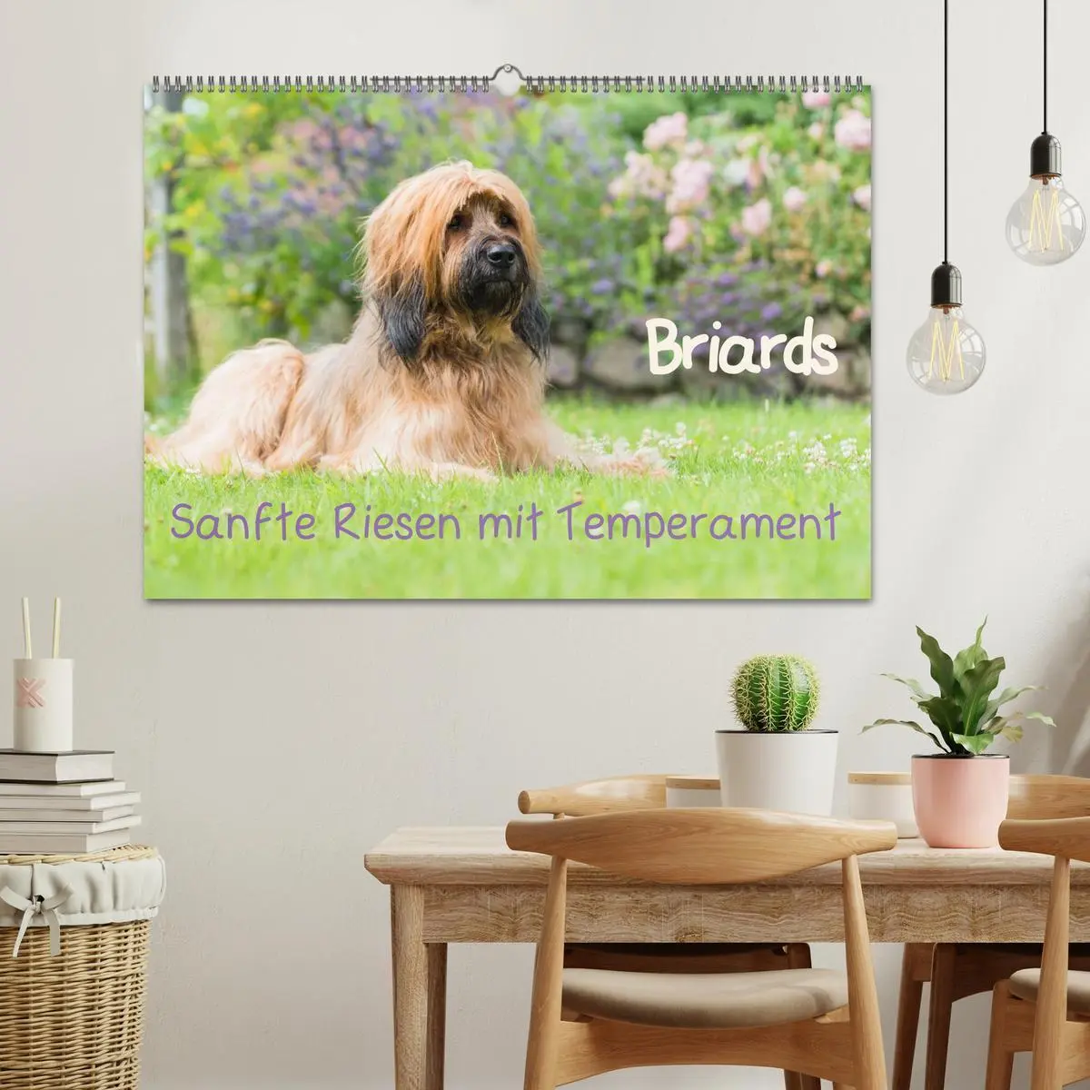 Bild: 9783516073935 | Briards - sanfte Riesen mit Temperament (Wandkalender 2026 DIN A2...