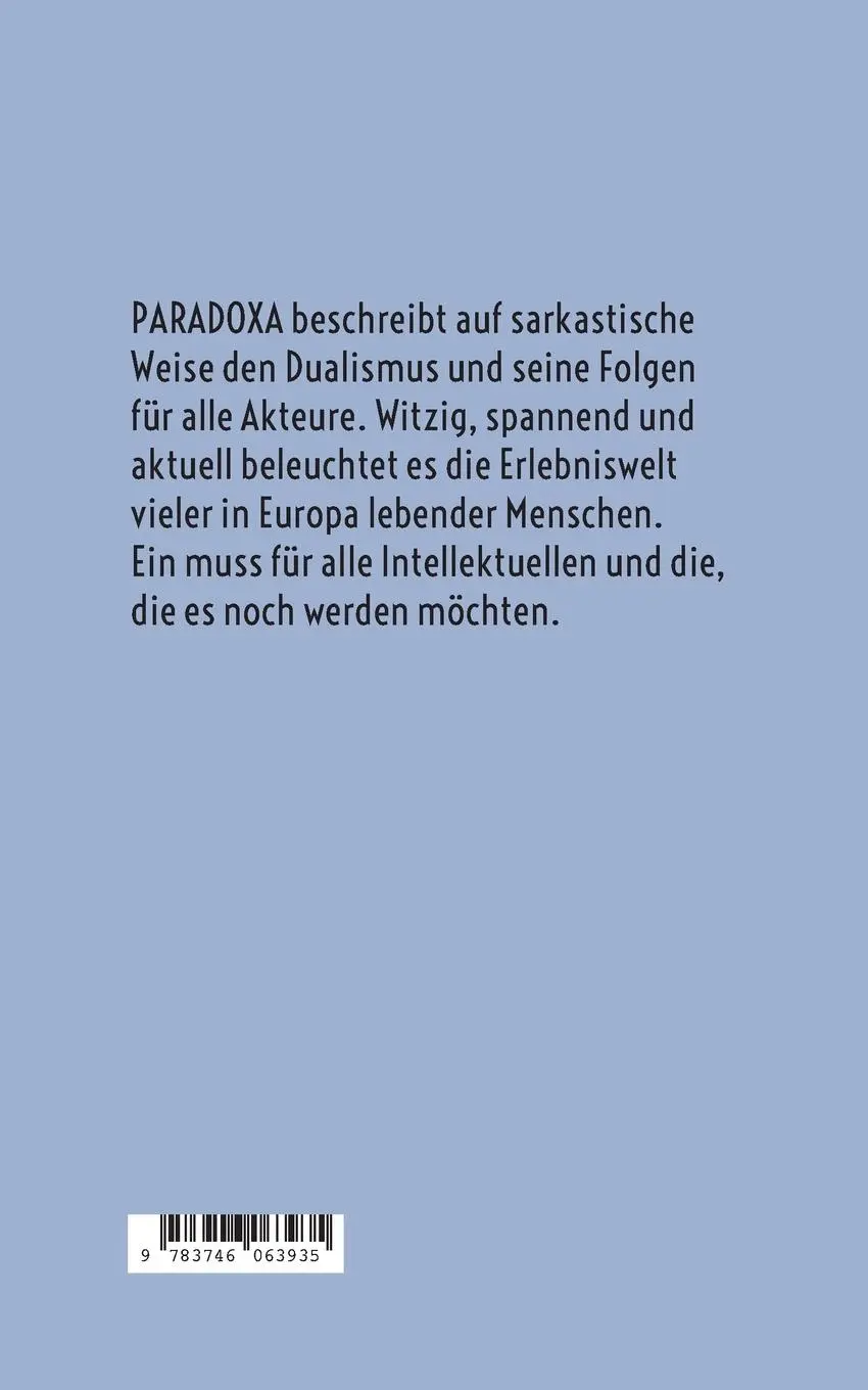 Rückseite: 9783746063935 | Paradoxa | Weisheit - Wisdom - Sofia | Vassilios Kotsis | Taschenbuch