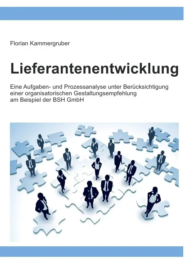 Cover: 9783844213935 | Lieferantenentwicklung | Florian Kammergruber | Taschenbuch | 92 S.