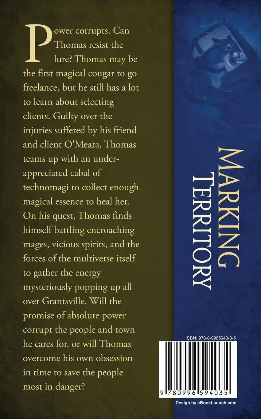Rückseite: 9780996594035 | Marking Territory | Daniel Potter | Taschenbuch | Freelance Familiars