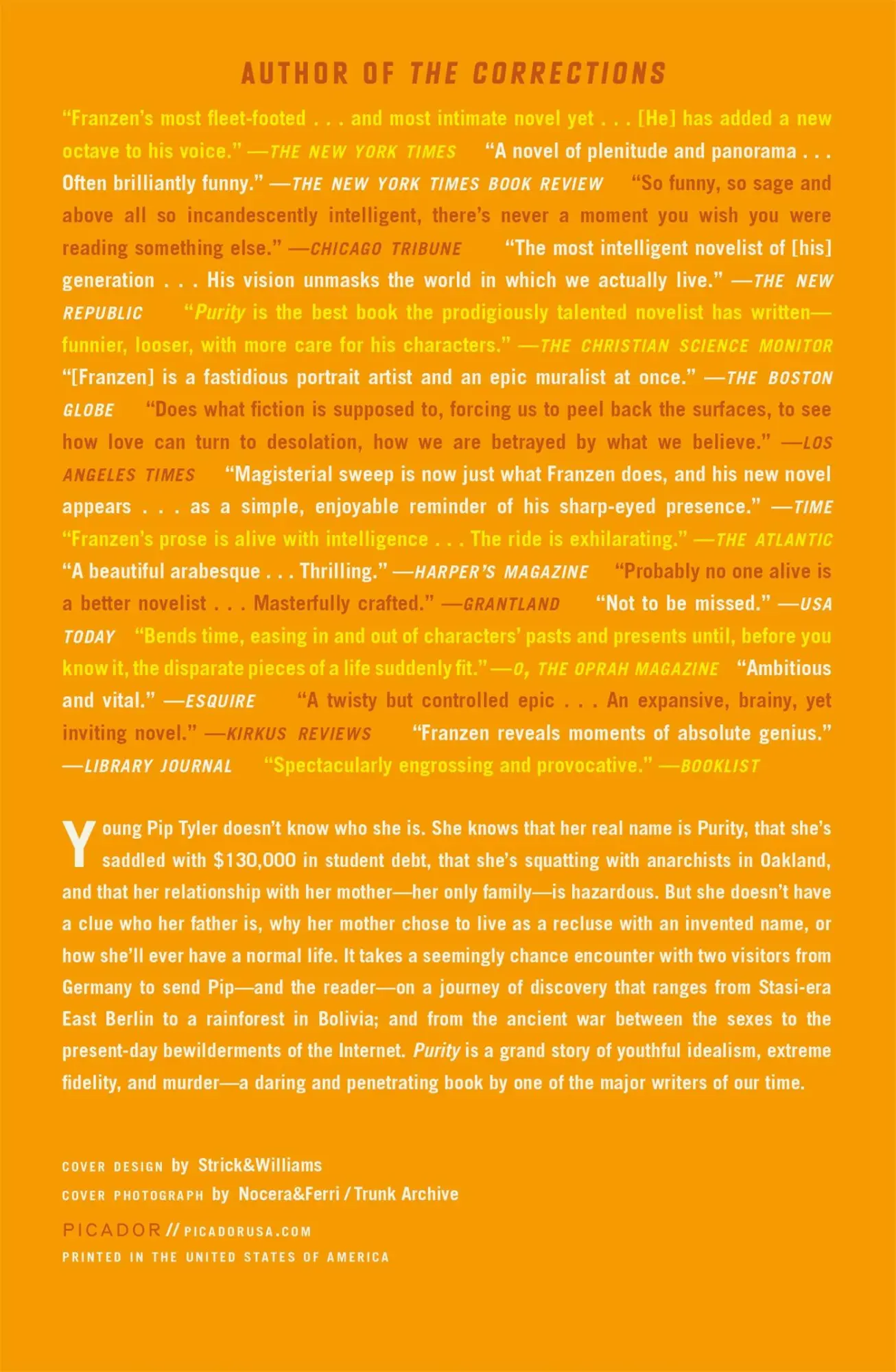 Rückseite: 9781250824035 | Purity | Jonathan Franzen | Taschenbuch | 608 S. | Englisch | 2021