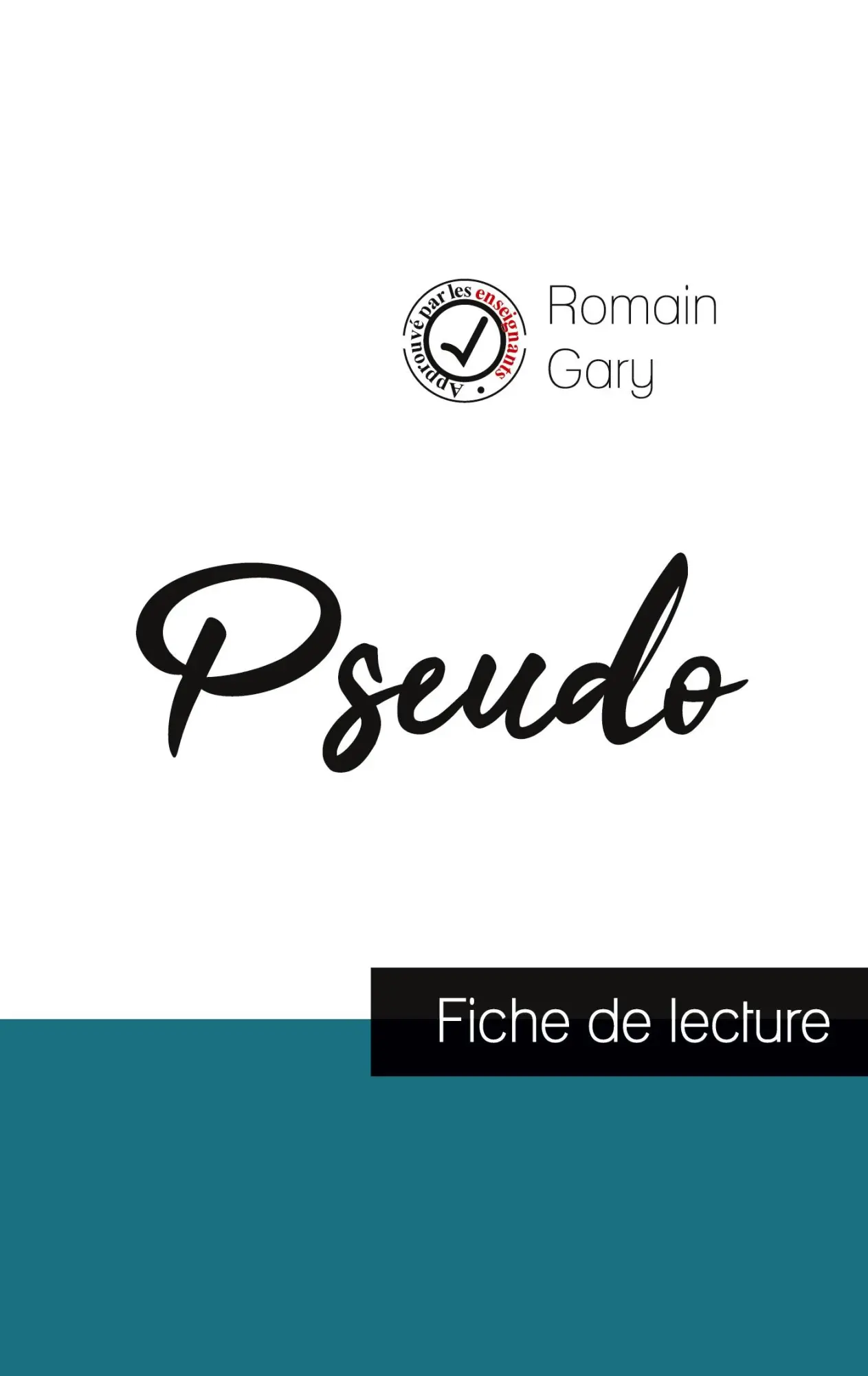 Cover: 9782759304035 | Pseudo de Romain Gary (fiche de lecture et analyse complète de...