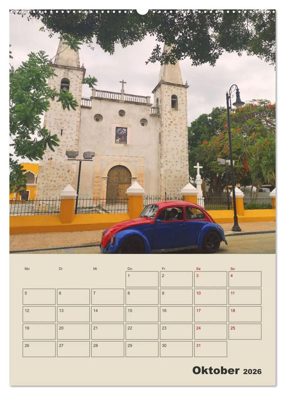 Bild: 9783516344035 | Mexiko Yucatán Terminplaner (Wandkalender 2026 DIN A2 hoch),...