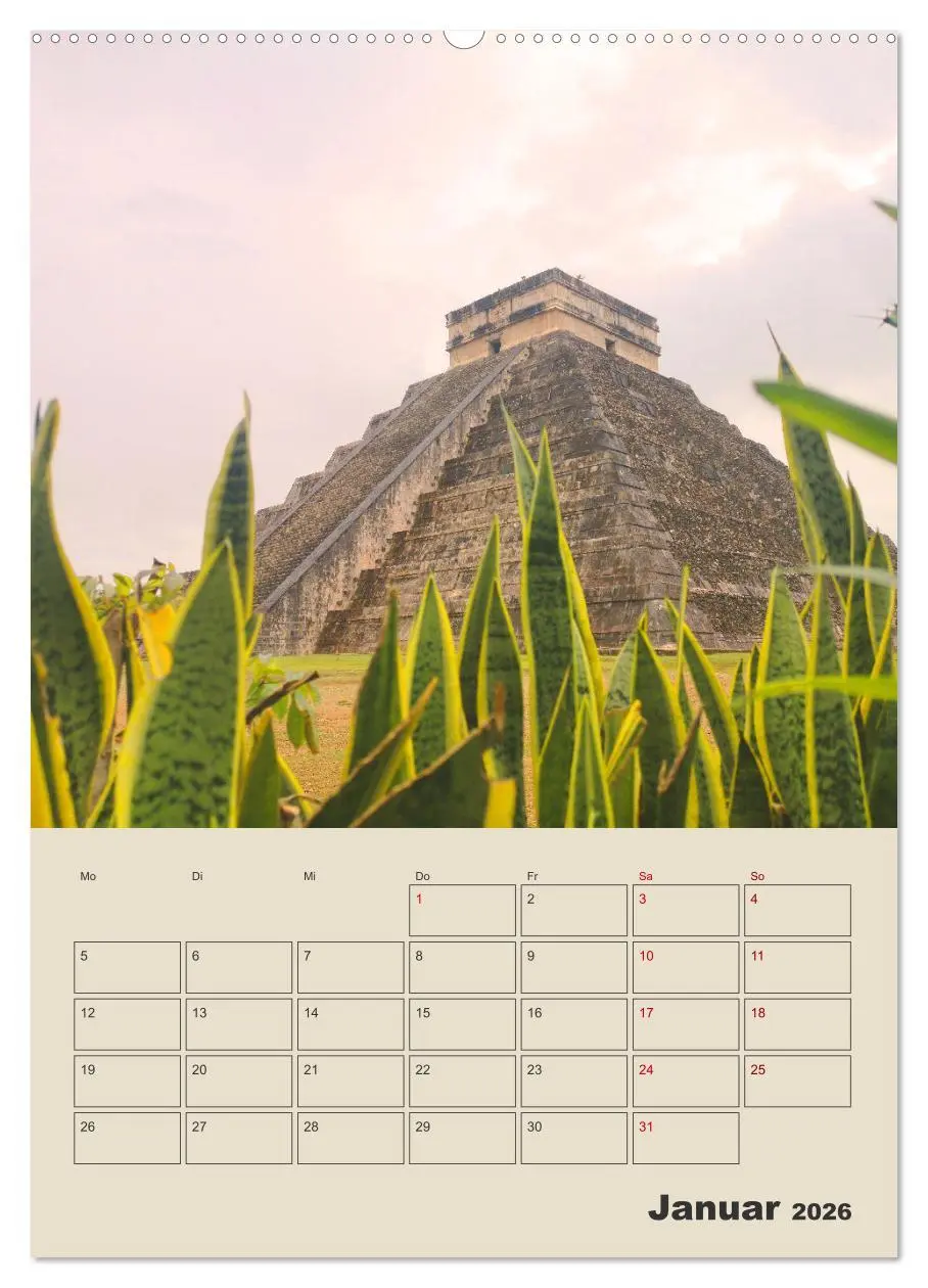 Bild: 9783516344035 | Mexiko Yucatán Terminplaner (Wandkalender 2026 DIN A2 hoch),...