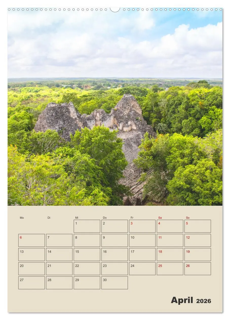 Bild: 9783516344035 | Mexiko Yucatán Terminplaner (Wandkalender 2026 DIN A2 hoch),...