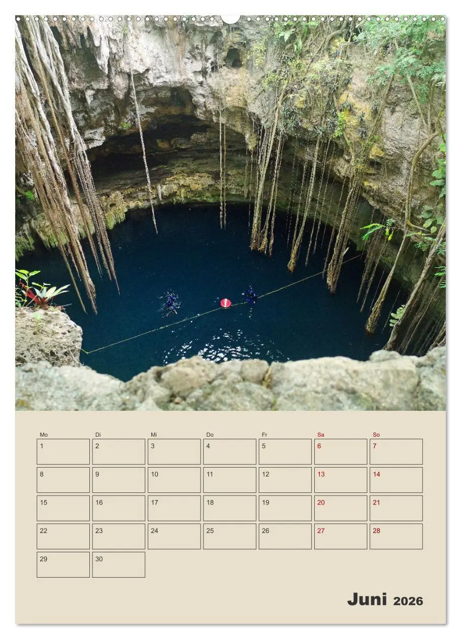 Bild: 9783516344035 | Mexiko Yucatán Terminplaner (Wandkalender 2026 DIN A2 hoch),...