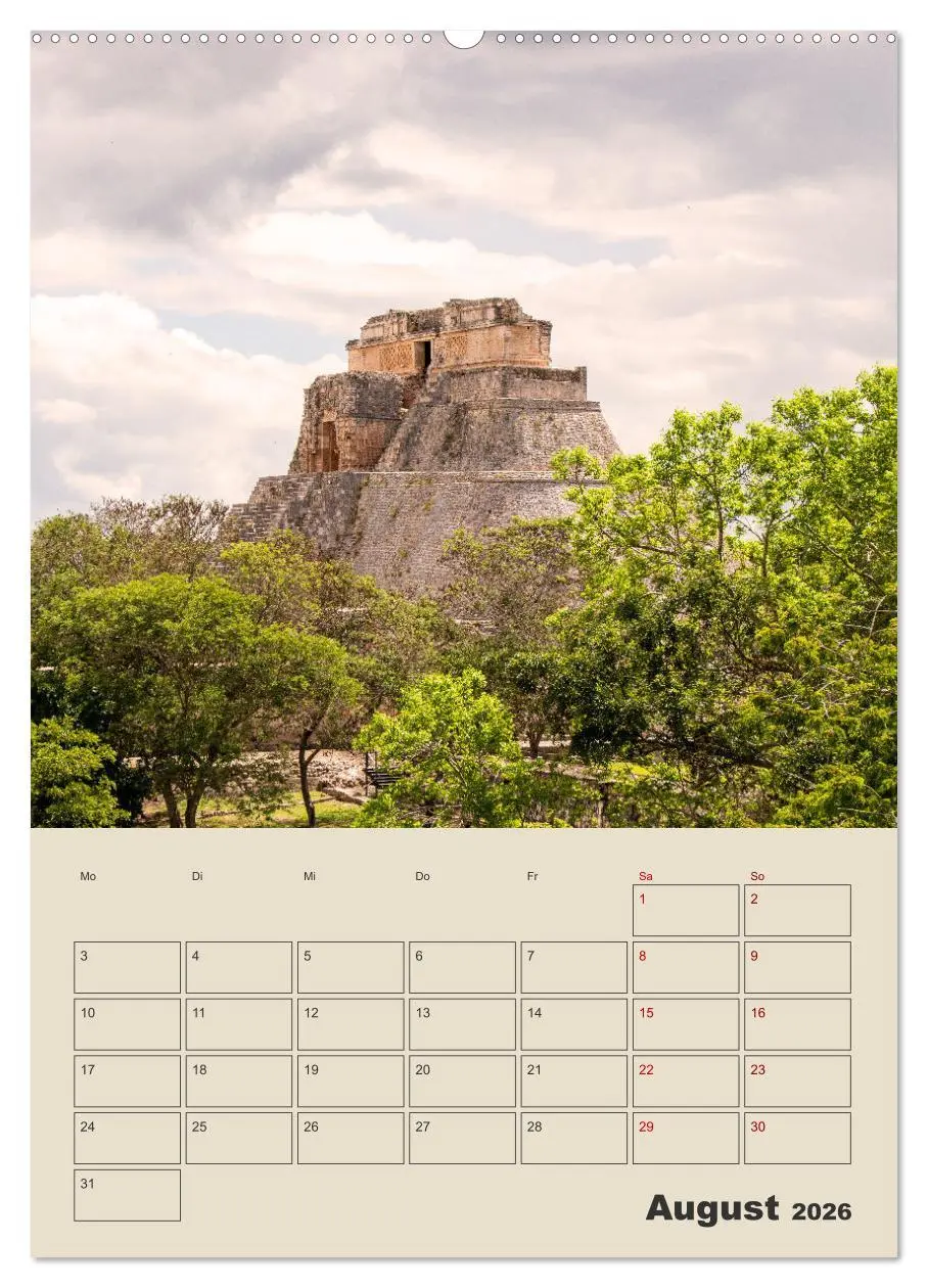 Bild: 9783516344035 | Mexiko Yucatán Terminplaner (Wandkalender 2026 DIN A2 hoch),...