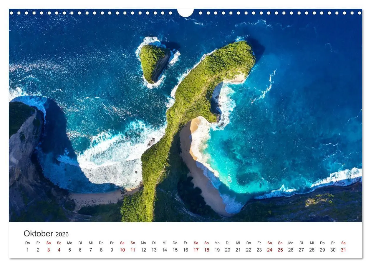 Bild: 9783457554135 | Indonesien Luftaufnahmen (Wandkalender 2026 DIN A3 quer), CALVENDO...