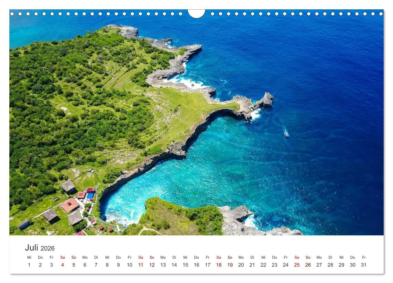 Bild: 9783457554135 | Indonesien Luftaufnahmen (Wandkalender 2026 DIN A3 quer), CALVENDO...