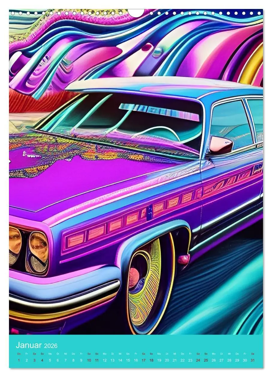 Bild: 9783516334135 | Crazy Neon - Das Farbspektakel (Wandkalender 2026 DIN A3 hoch),...