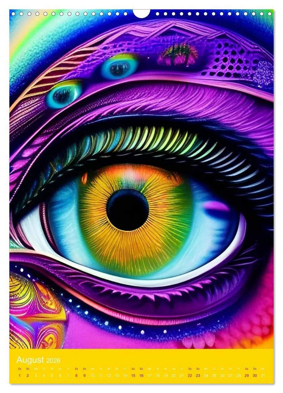 Bild: 9783516334135 | Crazy Neon - Das Farbspektakel (Wandkalender 2026 DIN A3 hoch),...