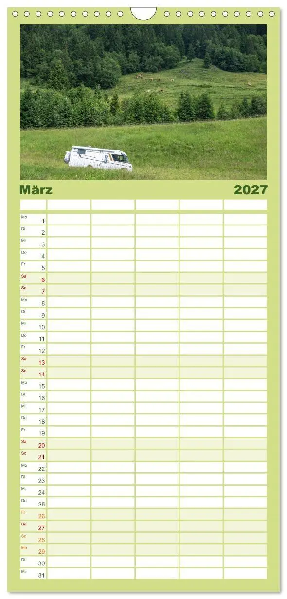 Bild: 9783594314135 | Familienplaner 2027 - Abenteuer Wohnmobil - Camping, Vanlife,...