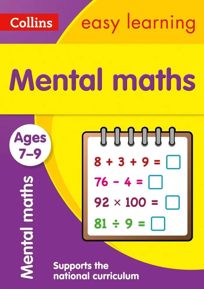 Cover: 9780008134235 | Mental Maths Ages 7-9 | Prepare for School with Easy Home Learning Cover: 9780008134235 | Mental Maths Ages 7-9 | Prepare for School with Easy Home Learning