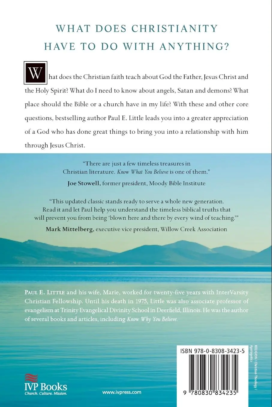 Rückseite: 9780830834235 | Know What You Believe | Paul E. Little | Taschenbuch | Englisch | 2008