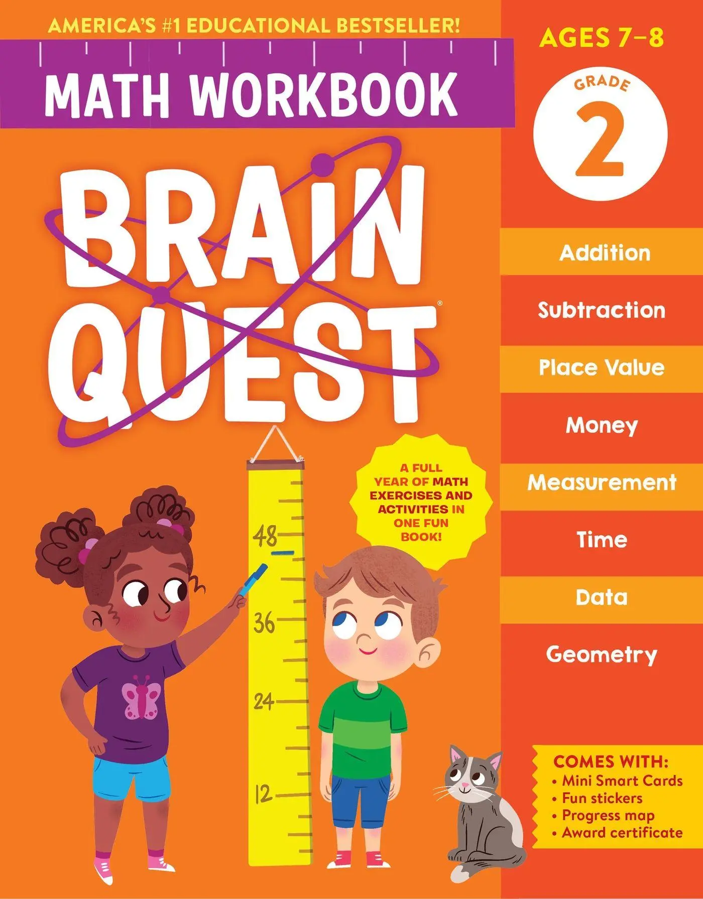 Cover: 9781523524235 | Brain Quest Math Workbook: 2nd Grade | Workman Publishing | Buch