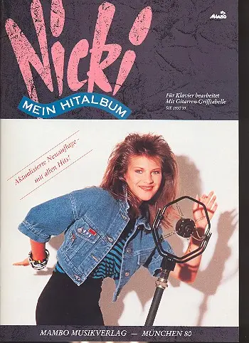 Cover: 9990050644235 | Nicki: Mein Hitalbum aktualisierte Neuauflage | Mambo Musikverlag
